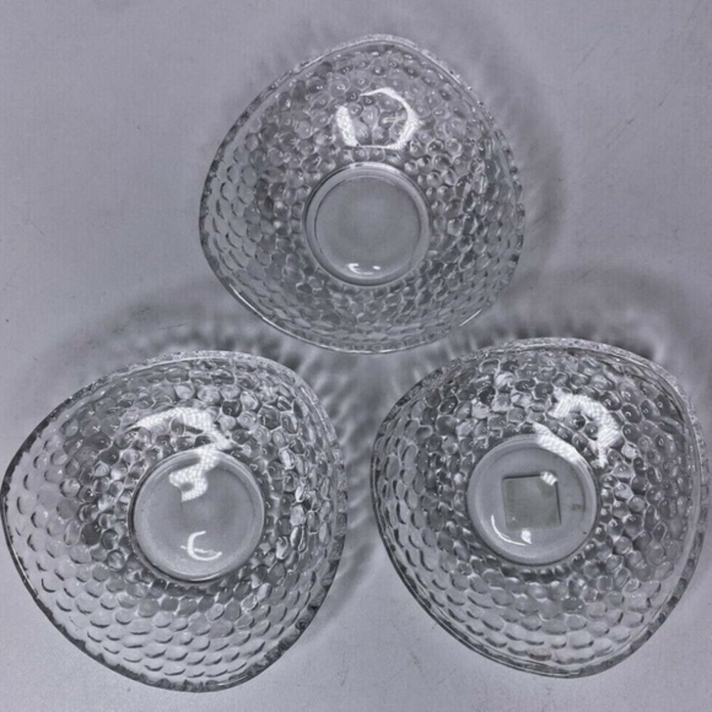 PartyLite Clarity tealight/mini ball trio P9207 New in box